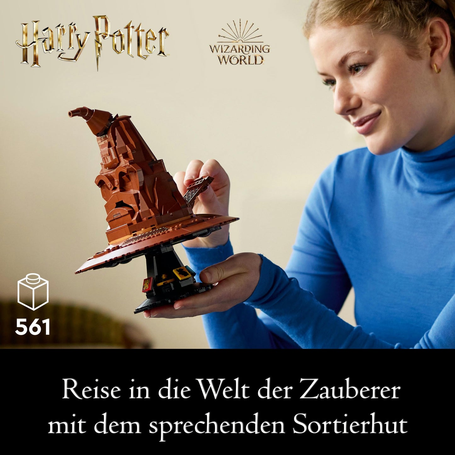 LEGO Harry Potter The Sorting Hat, Hogwarts model for adults & Harry Potter Boathouse from Castle Hogwarts toy model for kids