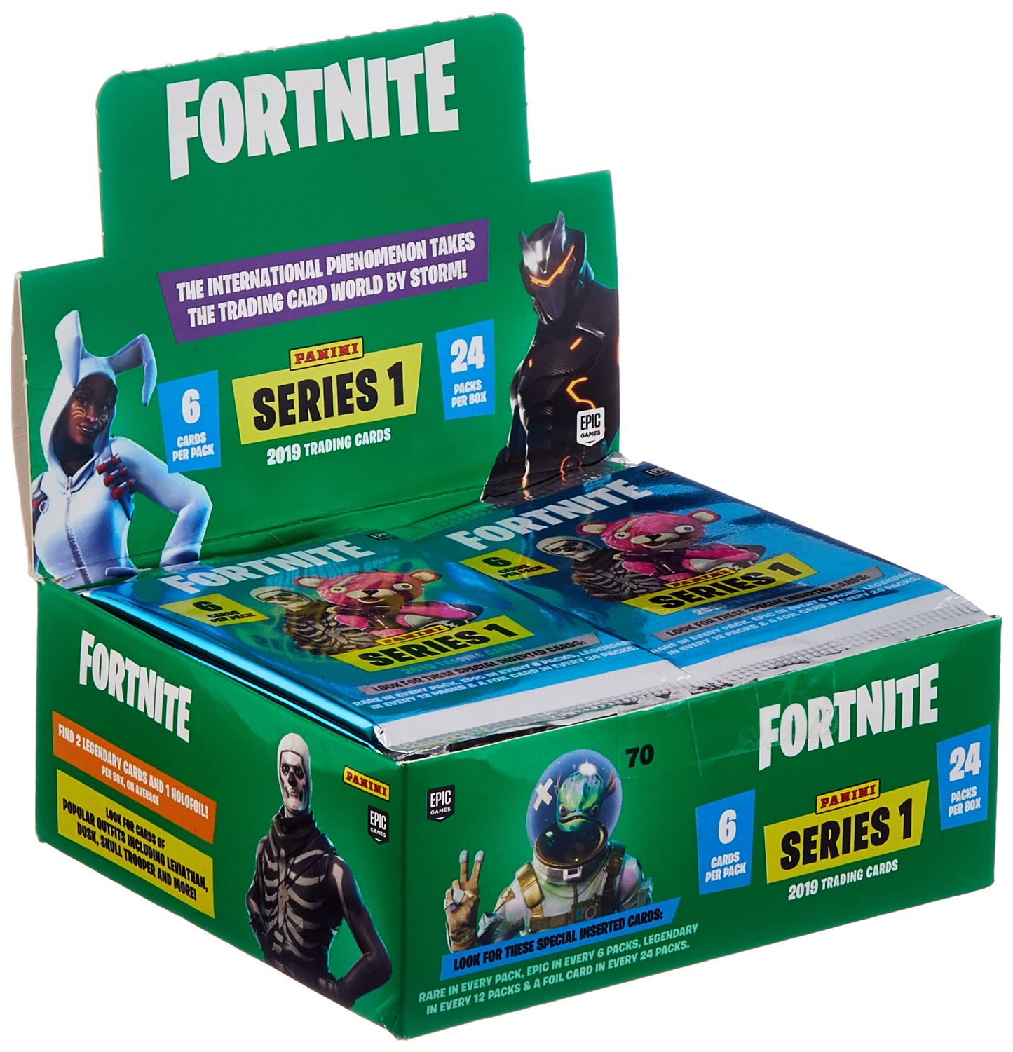 Panini France SA-24 sleeves FORTNITE TRADING CARDS GAME, 2506-004.