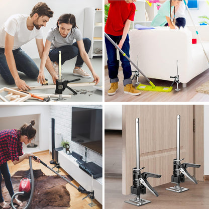 Arm hand tool, 2 pieces, labor-saving arm, 15 inches height adjuster, hand lifting tool, door and wood panels, lift table