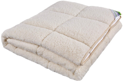 franknature - Underblanket made of lambswool with Merino wool mattress topper 90x200