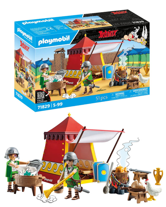 PLAYMOBIL | Asterix | Legionary's Tent | Asterix Playset | Asterix and Obelix | Adventure toy for children aged 5 and up | 71829