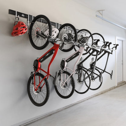 Borrow Bike Wall Mount Vertical suitable for all bikes such as E Bike, Mountain Bike, Road Bike, infinitely adjustable, bike wall hanging