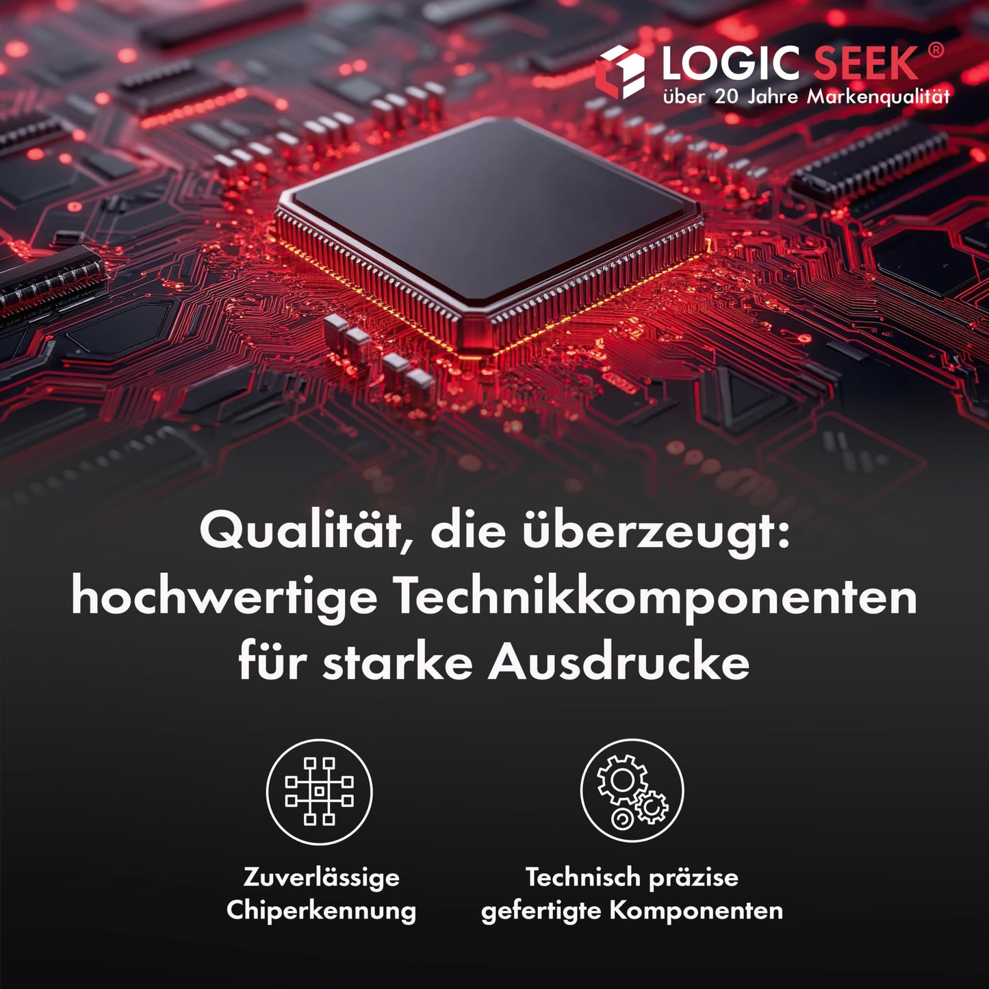 Logic-Seek 2 Toner XL replaces Brother TN2420 TN2410 double pack 2X 3,000 pages for Brother HL-L2350DW HL-L2370DN HL-L2375DW HL-L2310D MFC-L2710DW.