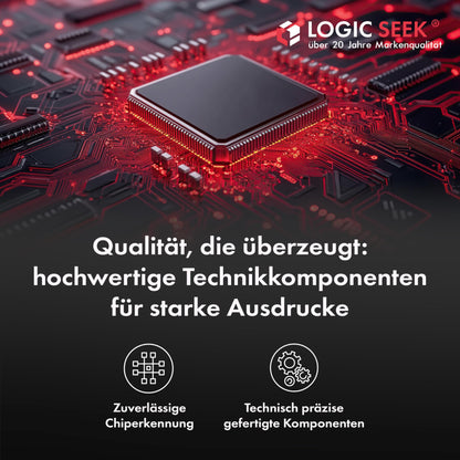 Logic-Seek 2 Toner XL replaces Brother TN2420 TN2410 double pack 2X 3,000 pages for Brother HL-L2350DW HL-L2370DN HL-L2375DW HL-L2310D MFC-L2710DW.
