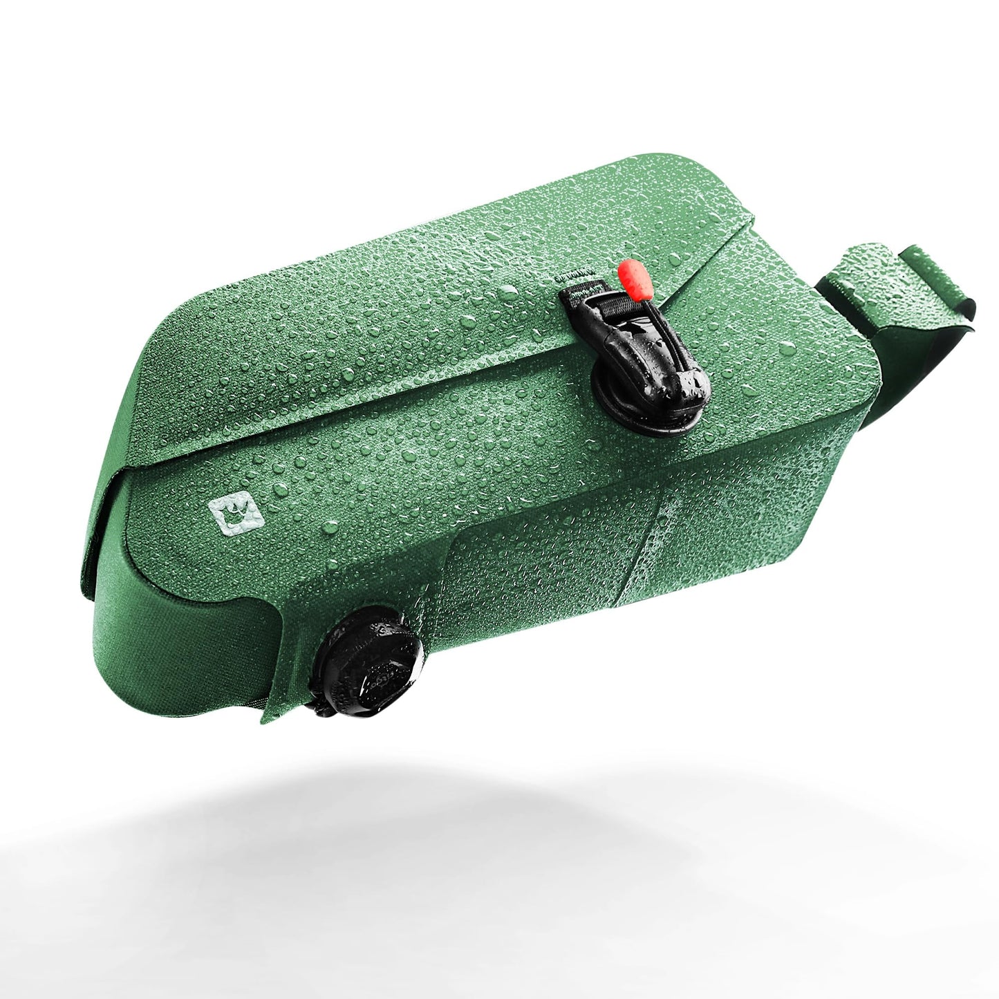 Rhinowalk bike frame bag with magnetic closure, waterproof tube bag, front bag, top tube bags, handlebar bag, bike accessory (green)