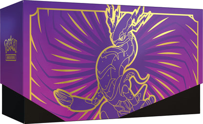Pokémon Trading Card Game: Top Trainer Box Crimson & Indigo (Miraidon) (9 booster packs & premium accessories)