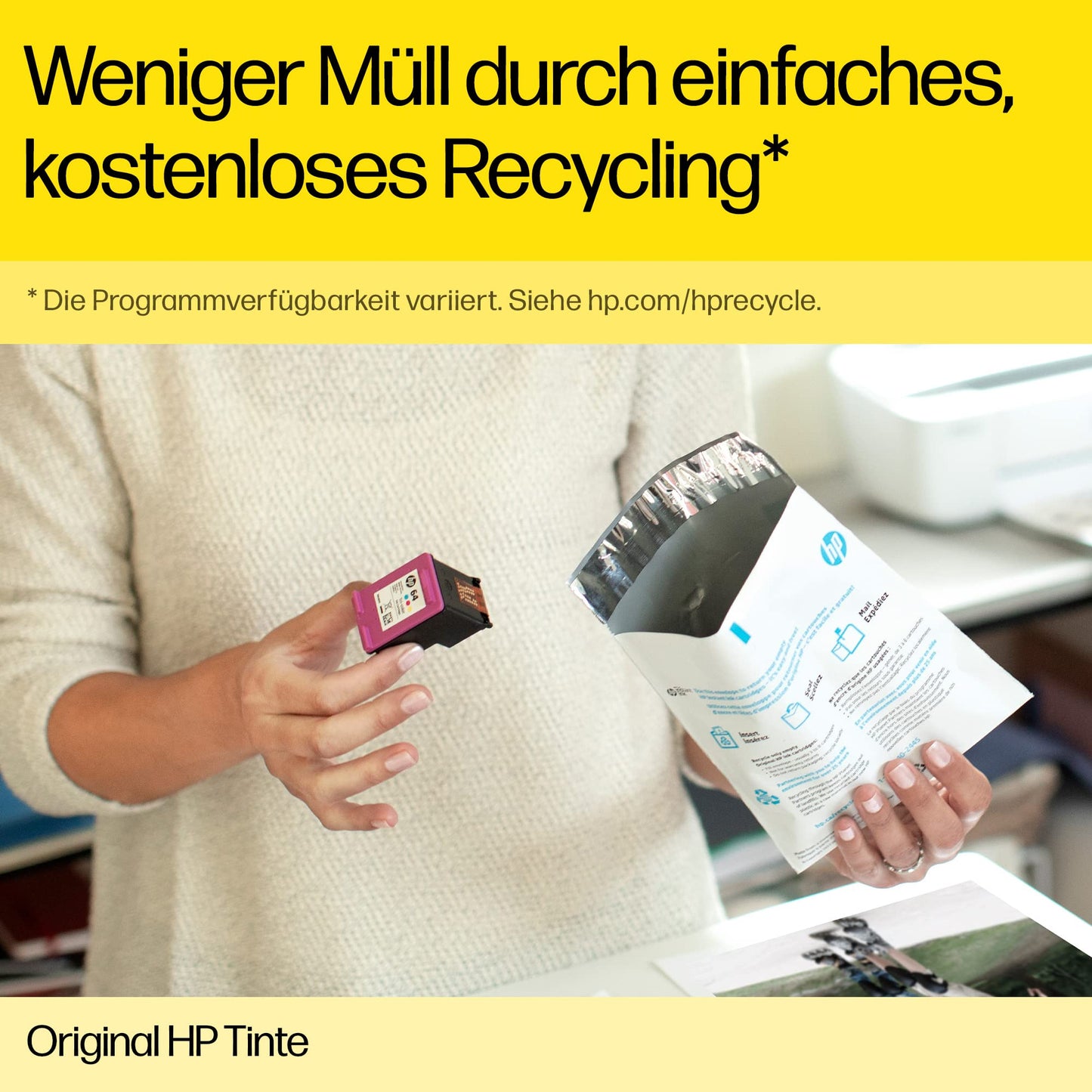 HP 302 Color Original Ink Cartridge (for HP Deskjet 1110, 2130, 3630, HP OfficeJet 3830, 4650, 5230, HP ENVY 4520)