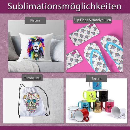 4x 100ml SubliKing® Sublimation Ink (CMYK set) for Epson, Ricoh, & Sawgrass.