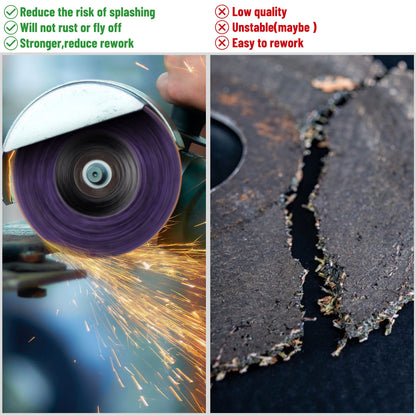 5 pieces grinding discs for angle grinder, 100mm wheel cleaning disc for paint removal and rust.