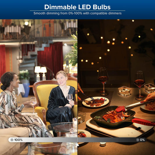 SANSI E27 dimmable LED bulb, 27W (replaces 250W incandescent bulb), 3000 Kelvin 4000 lumens, super bright for table lamp, ceiling light, garage, bedroom, pack of 2.