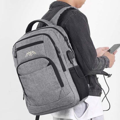 School backpack for boys girls teenagers, school laptop backpack for men women daypacks for 15.6 inch laptop business backpack with USB charging port.