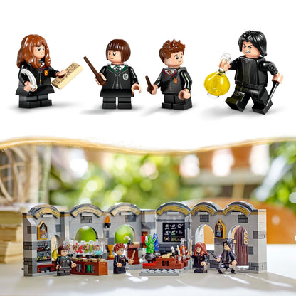 LEGO Harry Potter Hogwarts Castle: Potions Class, fantasy toy, buildable classroom, gift idea for boys, girls, and all fans, with Hermione Granger and Severus Snape 76431
