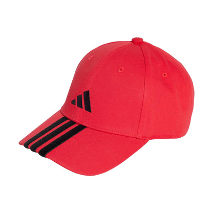 adidas Unisex Basketball 3S Cap New Logo, Pure Ruby/Black, S