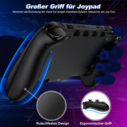 Elegamefy Switch Pro Controller, handheld controller with turbo/1000mAh/6-axis gyro/vibration/programmable wireless controller for Nintendo Switch/OLED.