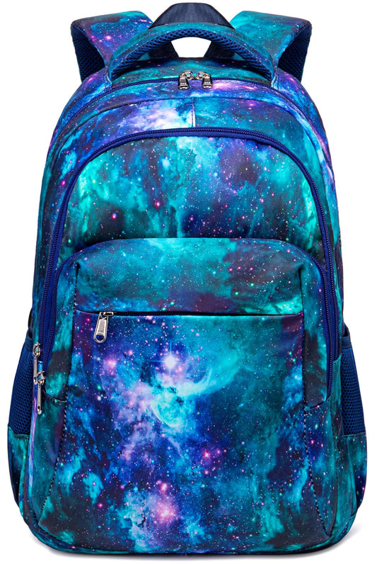 LEDAOU school backpack for boys, teenagers, girls, kids. Waterproof, lightweight, and spacious. Perfect for school gifts.