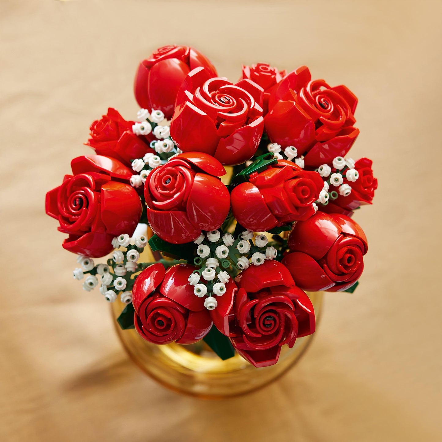 LEGO Botanicals Rose Bouquet - Artificial flowers for room decor - Botanical Collection set for adults - Gift for partner, girlfriend, or boyfriend - Artificial plants 10328