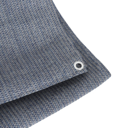 Laneetal awning carpet 300x400cm, outdoor camping rug with pegs, tent mat, RV outdoor carpet with eyelets carrying bag made of HDPE 280 g/sqm, tent floors, blue-gray.