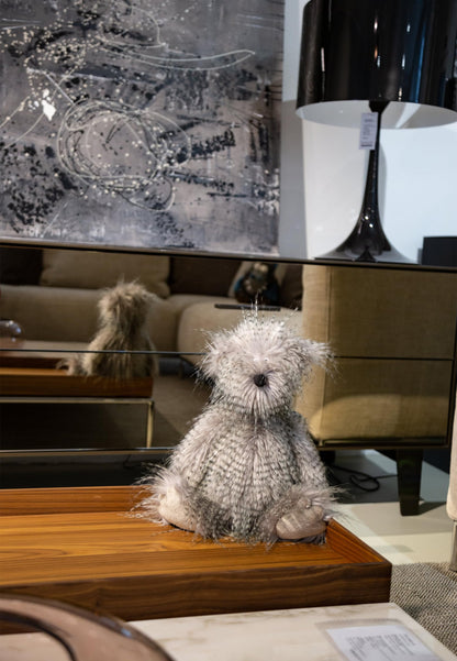 SIGIKID 39682 Oh Good Edition BeastsTown Bear for girls, boys, and adults. Recommended plush toy for ages 3 and up. Grey-black bear.