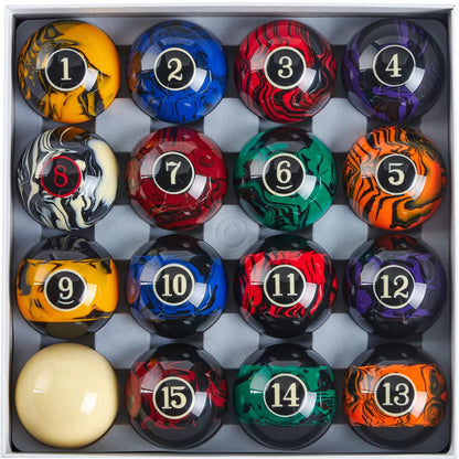 Billmart Premium billiard balls billiard table accessories 2-1/10.2 cm regulation size 16 pool balls pool set