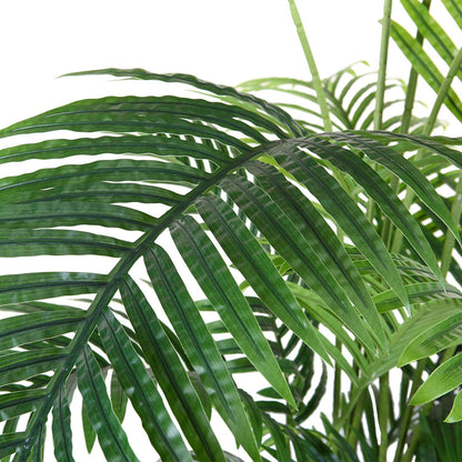 Fopamtri Artificial Areca Palm 110cm Artificial Palm, 10 branches, for indoor and outdoor use Modern decoration Faux plant Pot family Housewarming gift (2 pieces)