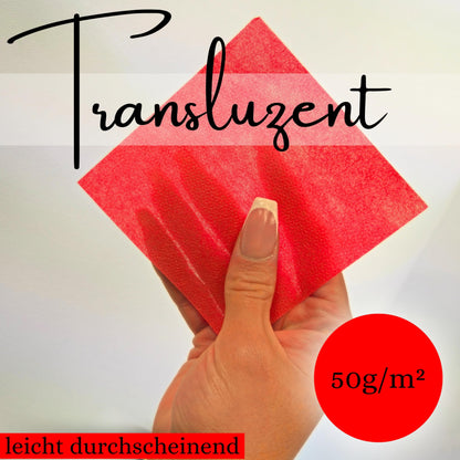 Sensalux Light tablecloth roll, Oeko-TEX® 100 - Made in Germany - 25m long (color of choice), red, 1.10m x 25m, fabric-like non-woven material, perfect for any party, club event, birthday celebration.