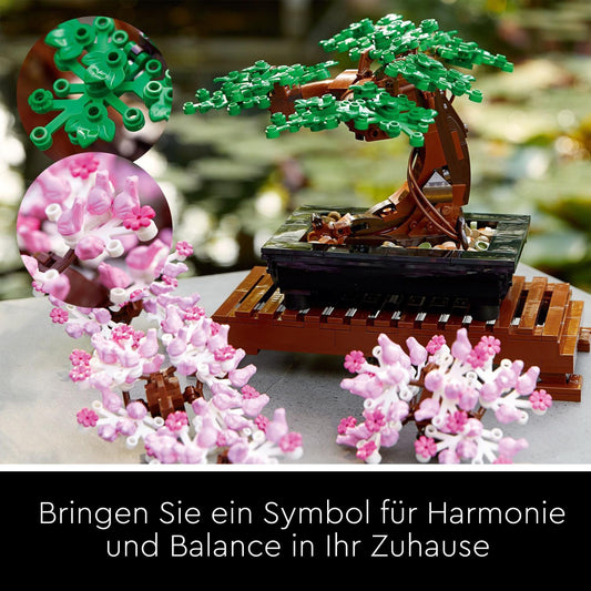 LEGO Botanicals Bonsai Tree Set for Adults - Plant Home Decor Set - DIY Project and Relaxing Creative Activity - Gift Idea for Women and Men - Botanical Collection 10281