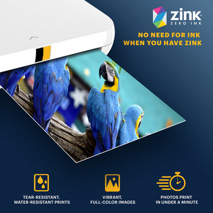 Kodak 2"x3" Premium Zink Photo Paper (100 Sheets) Compatible with Kodak PRINTOMATIC, Kodak Smile, and Step Cameras and Printers.