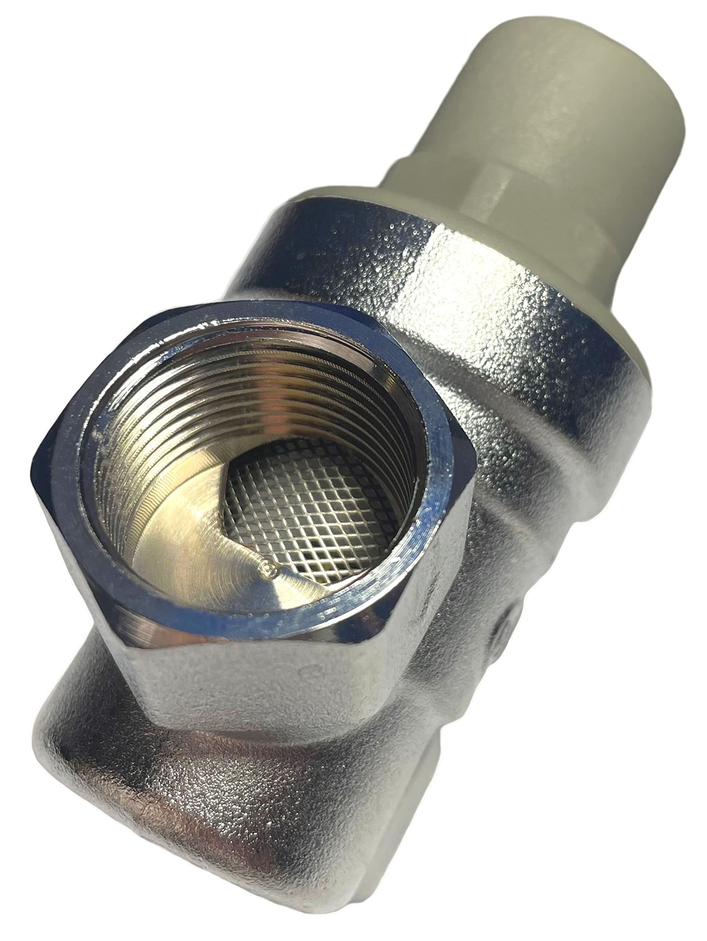 AQUA HEATING Water Pressure Reducer with Pressure Gauge 3/4 inch Water Pressure Regulator with Filter Screen Pressure Relief Valve Brass Membrane MBR