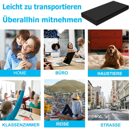 KAMREA Surveillance Camera, HD 1080P 10000mAh Powerbank Camera Hidden Camera Mini Nanny Cam for Home, Room, and Office Security