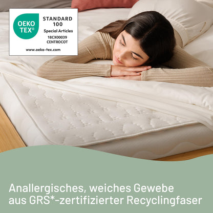 Imetec Adapto Recreo | Electric Heating Pad, 150 x 160 cm, Fast Heating, Customizable Temperature, Hypoallergenic, Quilted, Washable Fabric, Made in Italy, 6 Temperature Settings.