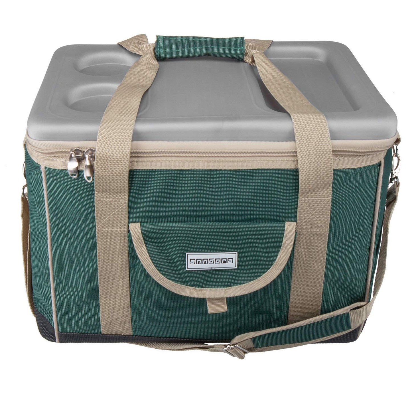 anndora Cooler XL green 40 liters - cooler bag insulated picnic bag