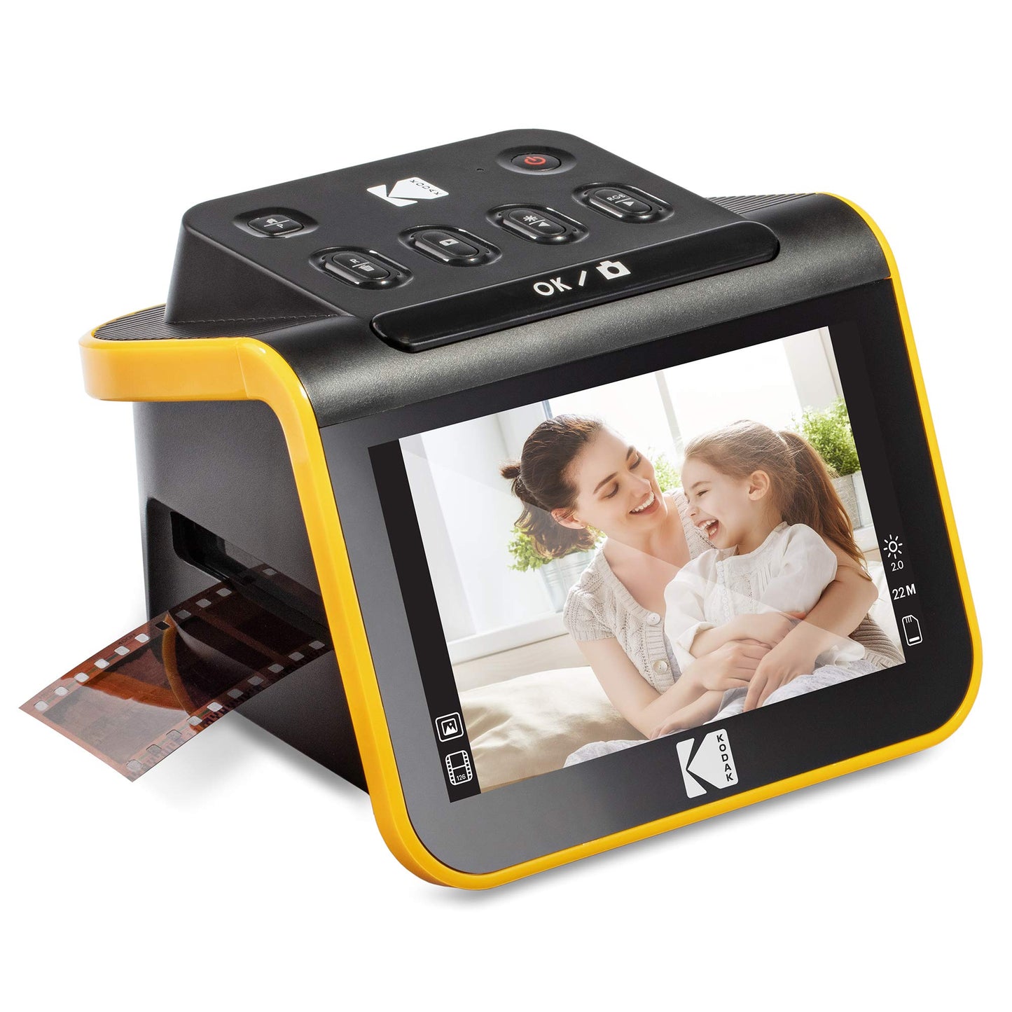 KODAK Slide N SCAN Film and Slide Scanner with 5-inch LCD Screen, Black