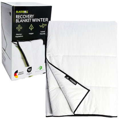 BLACKROLL® Recovery Blanket Winter - Breathable winter blanket with CELLIANT® regeneration, 155x220cm, Made in Germany, Vegan.