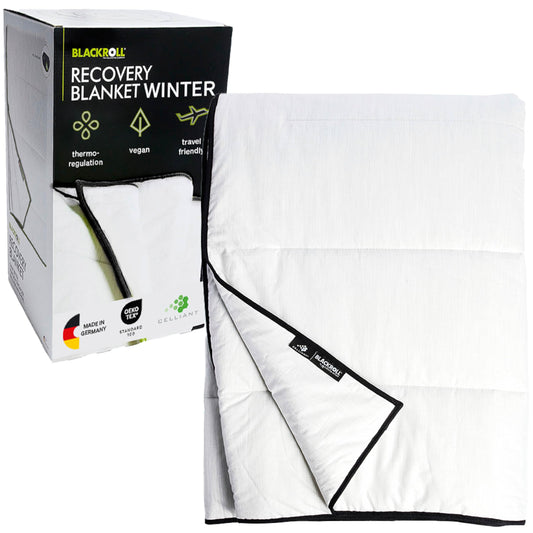 BLACKROLL® Recovery Blanket Winter - Breathable winter blanket with CELLIANT® regeneration, 155x220cm, Made in Germany, Vegan.