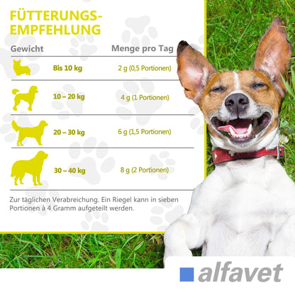 alfavet CaniGum Artrin, double pack, supplementary food for dogs supports joints, joint metabolism, for osteoarthritis, chew sticks 2 x 168g, portionable.