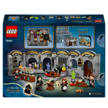 LEGO Harry Potter Hogwarts Castle: Potions Class, fantasy toy, buildable classroom, gift idea for boys, girls, and all fans, with Hermione Granger and Severus Snape 76431