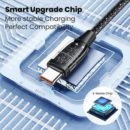 100W multi-USB cable, 6 in 1 multi charging cable USB C cable PD 5A fast charging cable USB A/C to USB C [100W] / iP [30W] / Micro [18W] Multiple universal charging cable for laptop tablet phone, 1.2M black