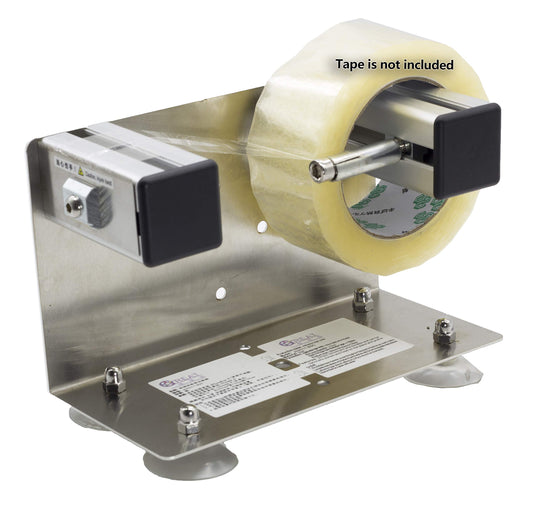 LDS Industry Tape and Label Dispenser, tabletop/wall mount tape dispenser, large tabletop dispenser, stainless steel frame with 2" / 3" suction cup, TTD-01