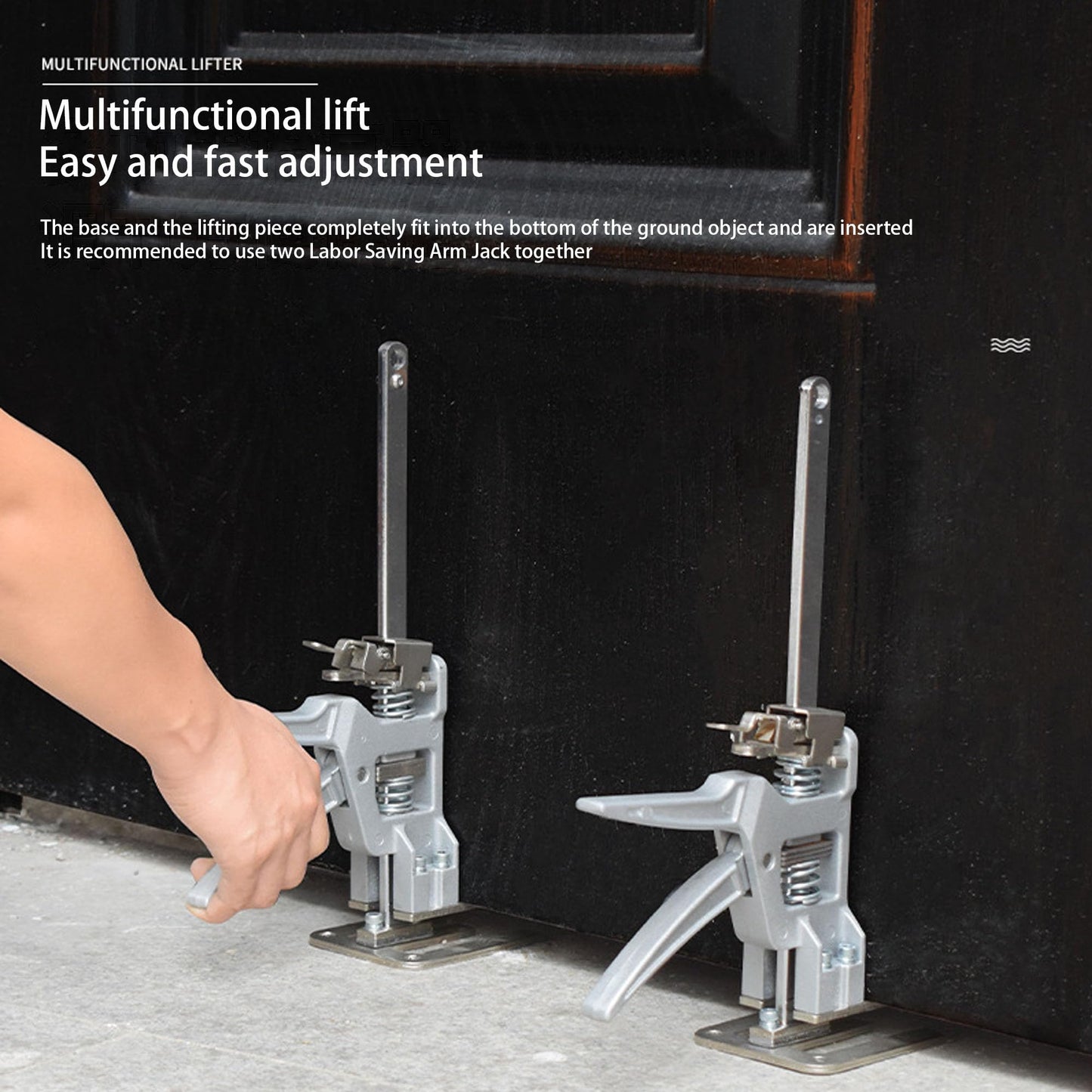 2 pieces Updated 40cm labor-saving arm lifter | One-handed assembly tool | for carrying out heavy work with only one person | Mounting tool lifting tool tool, 200 kg lifting capacity
