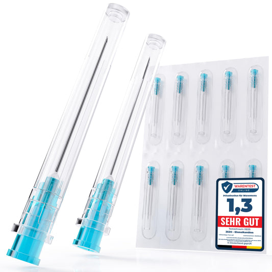 100 pieces of individually packed 23G x 1 ¼" (0.6mm x 32mm) stainless steel tubes for refill liquids. Ideal for household, science lab, and industry use.