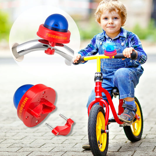 Smart Planet bicycle siren - Firefighter bicycle bell - Bike siren - Fun fire truck siren for kids - Bicycle bell for the handlebars with Tatü Tata sound.