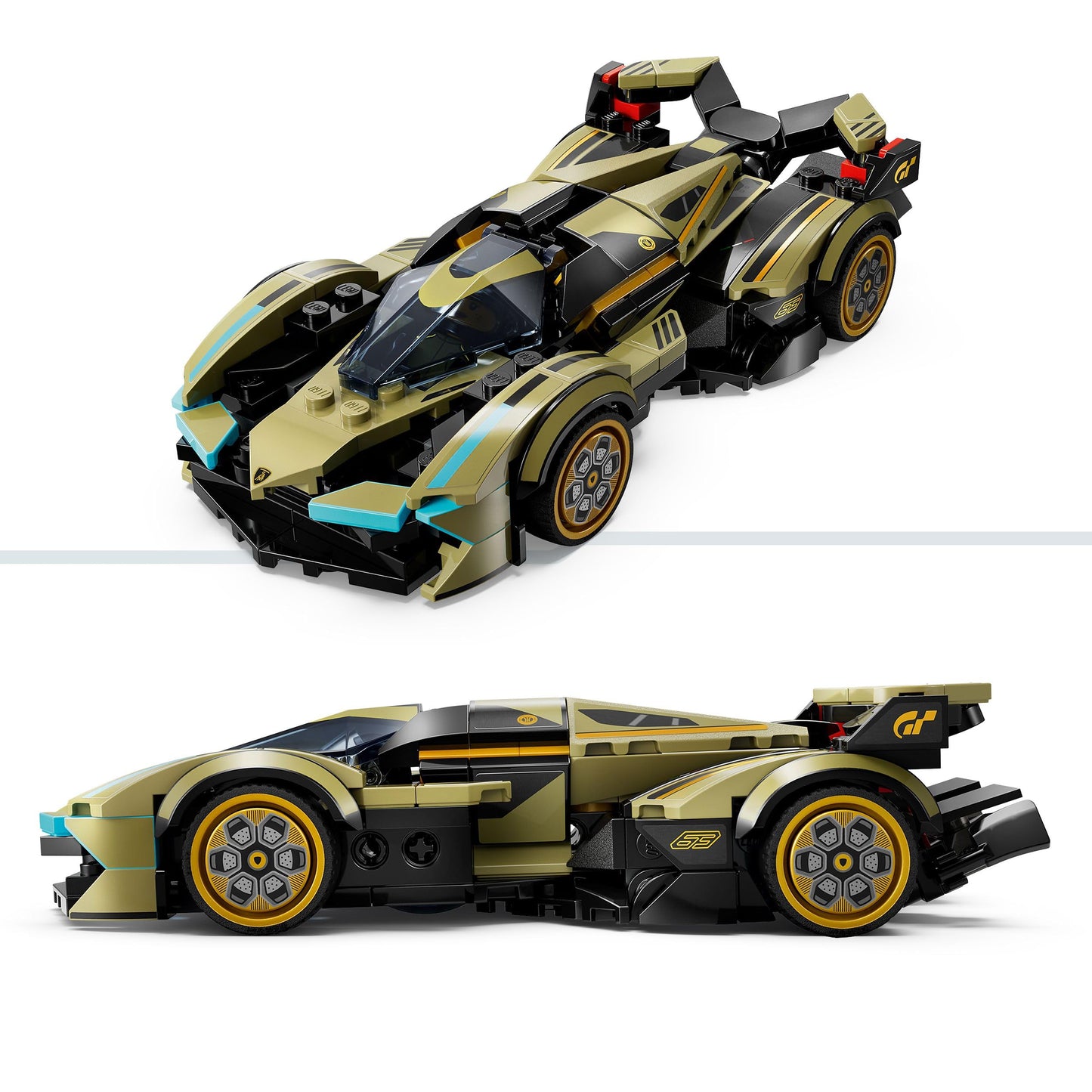 LEGO Speed Champions Lamborghini Lambo V12 Vision GT supercar, toy car with buildable model for kids, gift for boys, girls, and gaming fans 76923