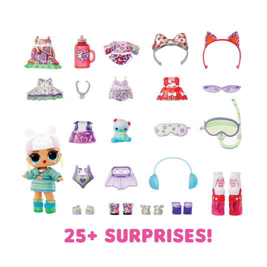 L.O.L. Surprise! Advent calendar with limited edition collector doll and 24 surprises - Makeover Babe 2.0 - mix and match outfits, shoes, and accessories - great gift idea for girls ages 4 and up.