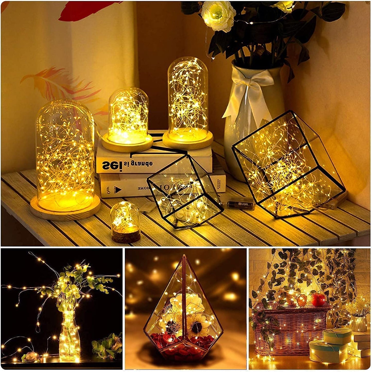 100M LED String Lights with 1000 LEDs Copper Wire, Waterproof Christmas Lighting with 8 Modes for Outdoor Indoor Decoration in Rooms, Christmas, Trees, Garden, Party, Wedding Decor, Warm White