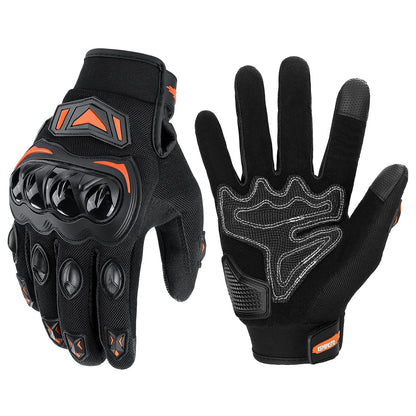 KEMIMOTO Motorcycle Gloves Men, Motorcycle Gloves with Knuckle Protector and Touchscreen, Sport Gloves for Men and Women, for Motorcycle, Bicycle, Scooter, Hunting