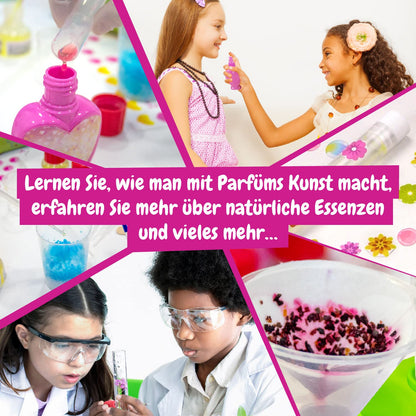 Science4you - Super Perfume Lab for Kids +8 years - Make Your Own Perfume Set with 13 experiments, Creating - Chemistry Lab and Science, Educational Games