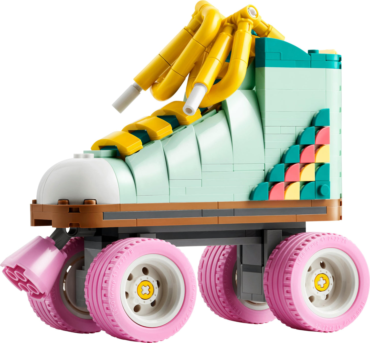 LEGO Creator 3-in-1 Retro Roller Skates - Build and display toy - Transforms into a mini skateboard or boombox radio - Creative gift for boys and girls aged 8 and up - 31148