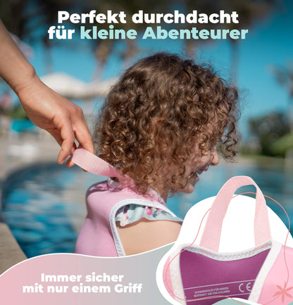 KIDVERSE  Swim Vest for Children 1-2 Years - Comfortable Swim Aid with 52cm Waist - Swim Aid for Children 1-2 Years - Kids Swim Vest for Learning to Swim - Children's Swim Vest