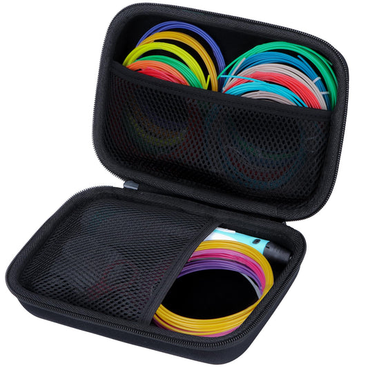 Lebakort hard protective case for SCRIB3D P1 3D printing pen / MYNT3D Super 3D pen / 3Doodler Start 3D printing pen.