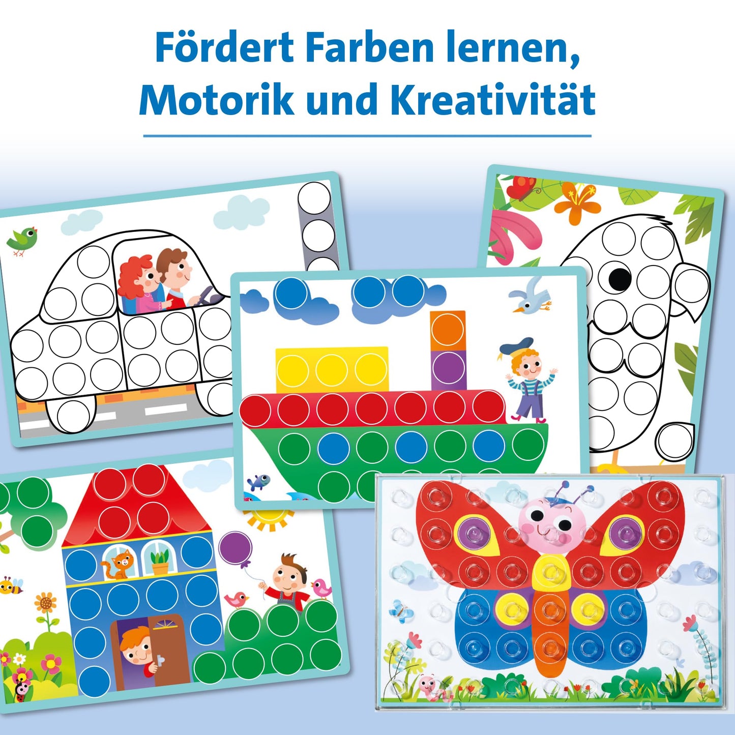 Ravensburger Children's Games 20832 - Colorino - Children's Game for Learning Colors, Mosaic Stacking Game, Toy for Ages 2 and up